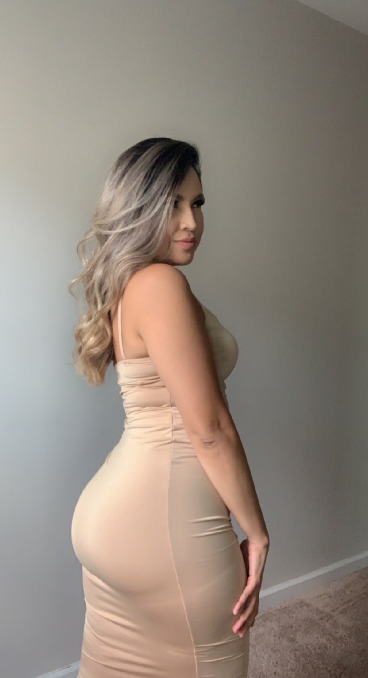 Lesli Midi Dress (Khaki)