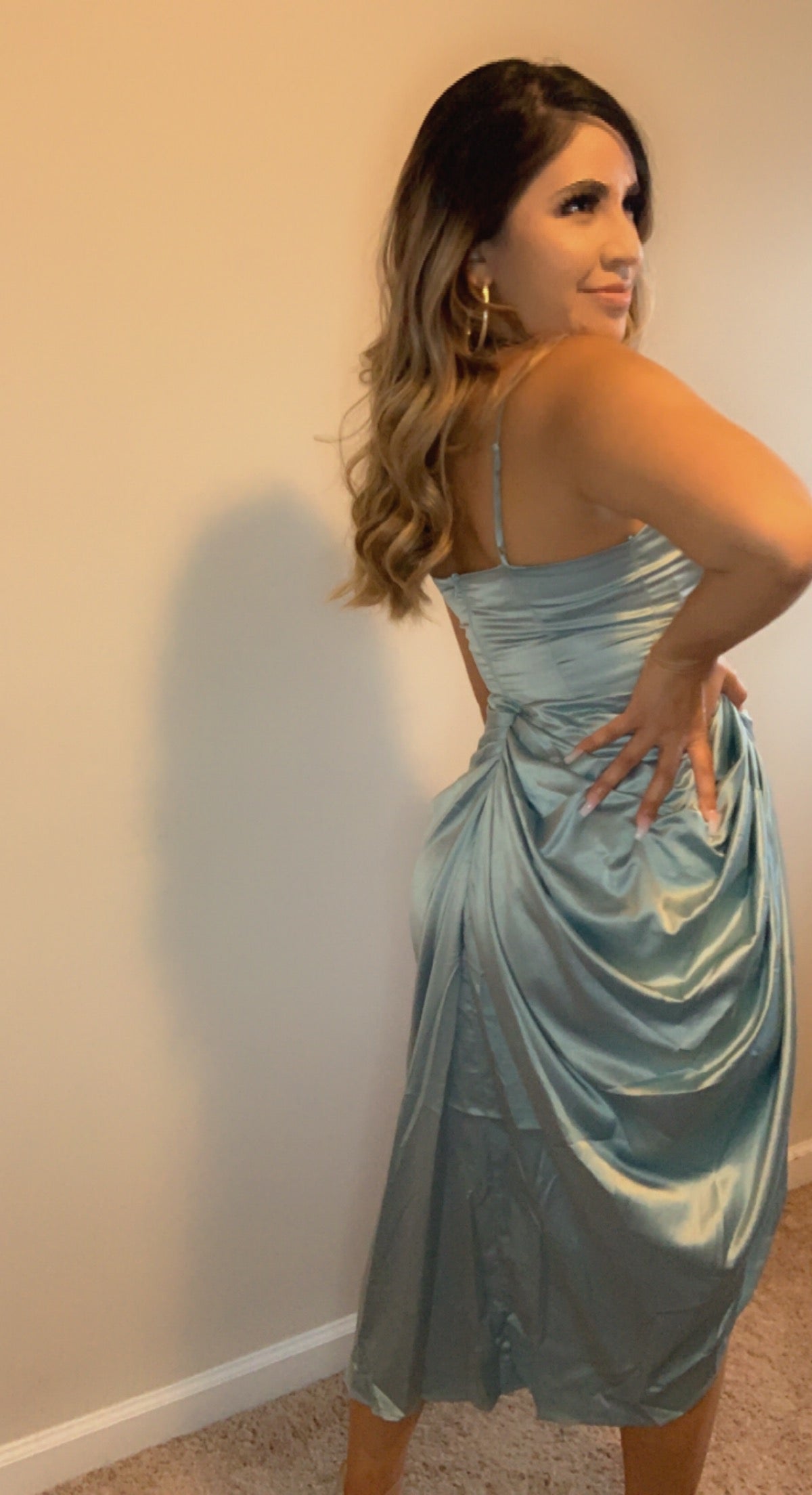 Danae Dress (Seafoam)